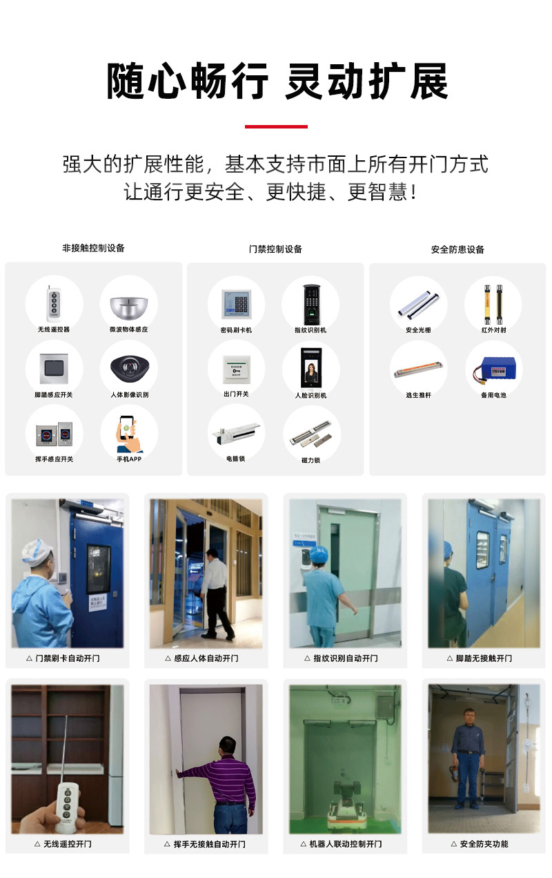 金捍力開門機(jī)基本支持市面上所有開門方式