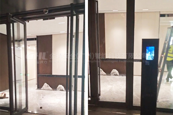 自動平開門機聯(lián)動門禁可視對講系統(tǒng)