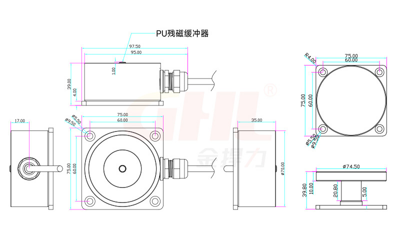 GHL-680 IP68防水型150KG墻裝電磁門吸-尺寸.jpg