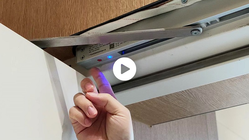 常開式防火門電動閉門器幾種關門方式演示