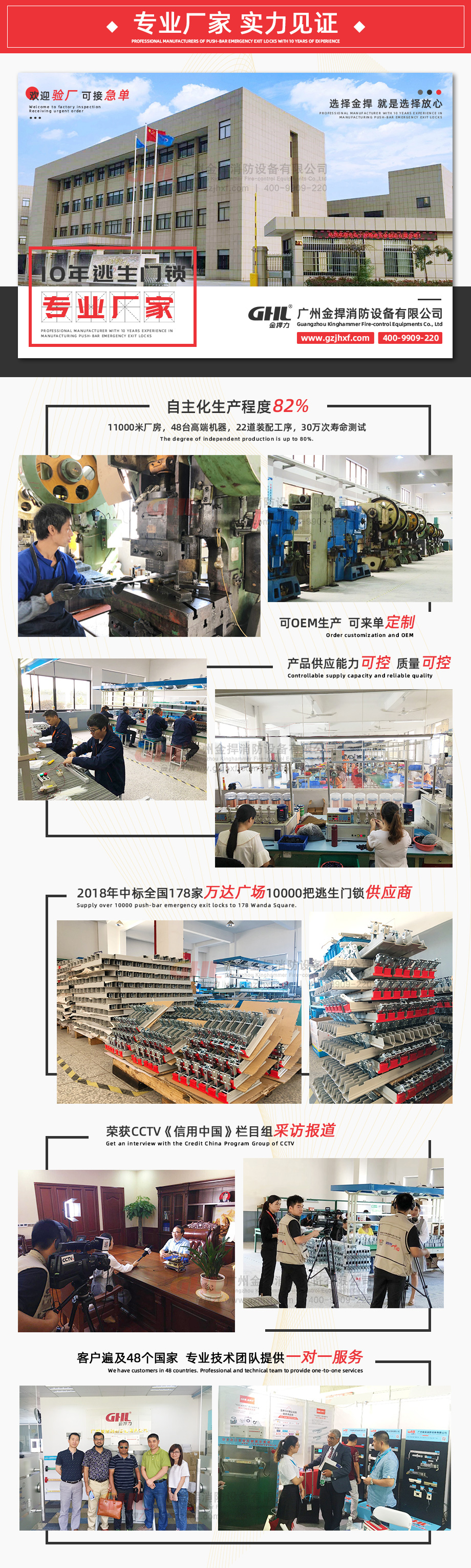 金捍消防——10年逃生門鎖專業(yè)廠家！歡迎驗廠，可接急單。