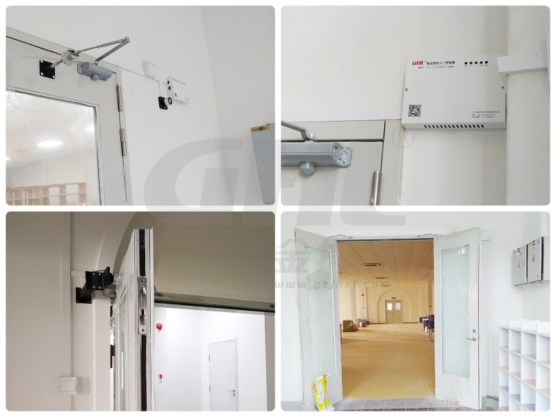 緬甸圖書館安裝金捍力電磁門吸控制系統(tǒng)