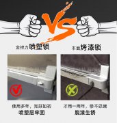 消防門推桿鎖噴塑和烤漆材質有什么區(qū)別？哪種更好？
