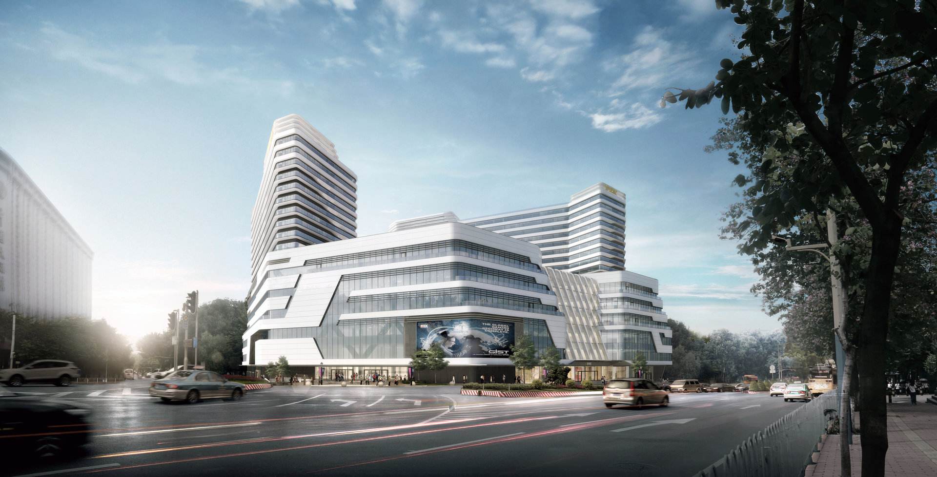 廣州越秀國際會議中心采用金捍力電動推桿鎖安消一體解決方案